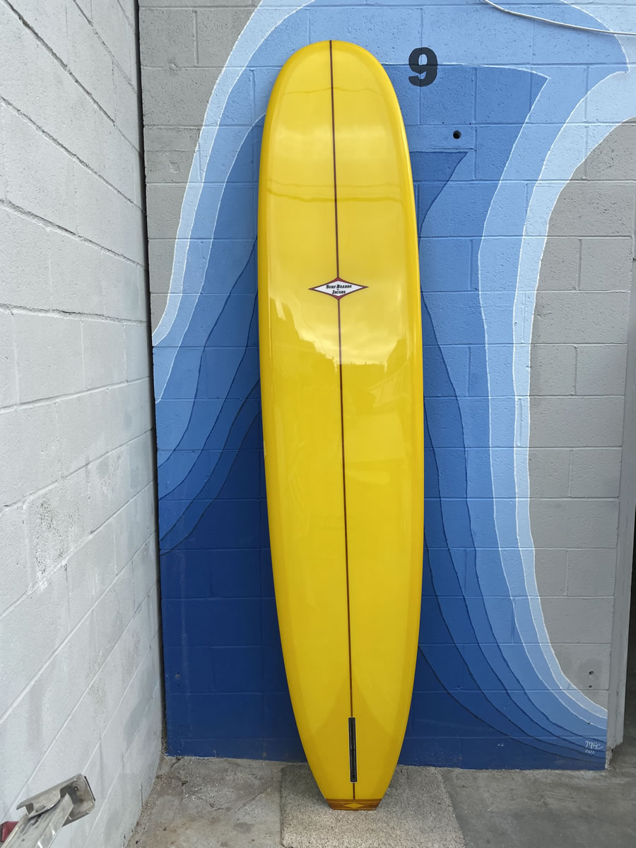 HAP JACOBS CLASSIC longboard shaped by Californian Shaper : FOR 